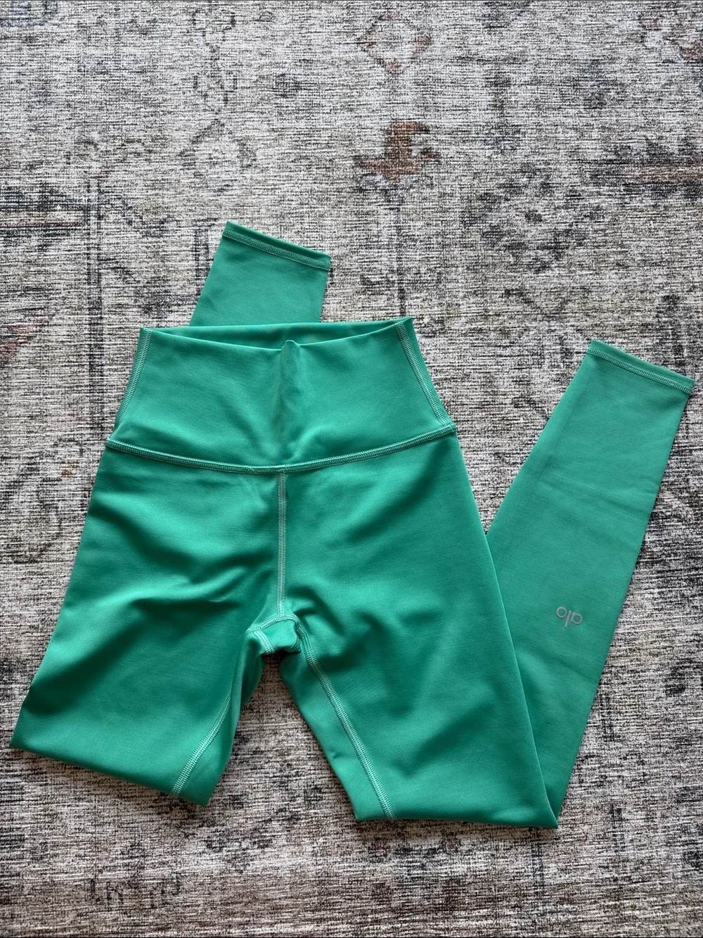 ALO airlift Yoga High-Waist Teal-Green Leggings